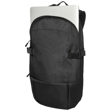 Baikal GRS RPET -reppu kannettavalle, 15” 8L, Tasainen musta, tuotekuva (2)