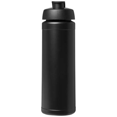 Baseline Rise 750 ml:n urheilujuomapullo läppäkannella, Tasainen musta / Tasainen musta, tuotekuva (1)