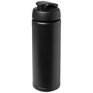 Baseline Rise 750 ml:n urheilujuomapullo läppäkannella, Tasainen musta / Tasainen musta, tuotekuva (2)