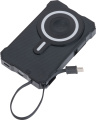 Aurinkopowerbank 10 000 mAh BREDA, musta