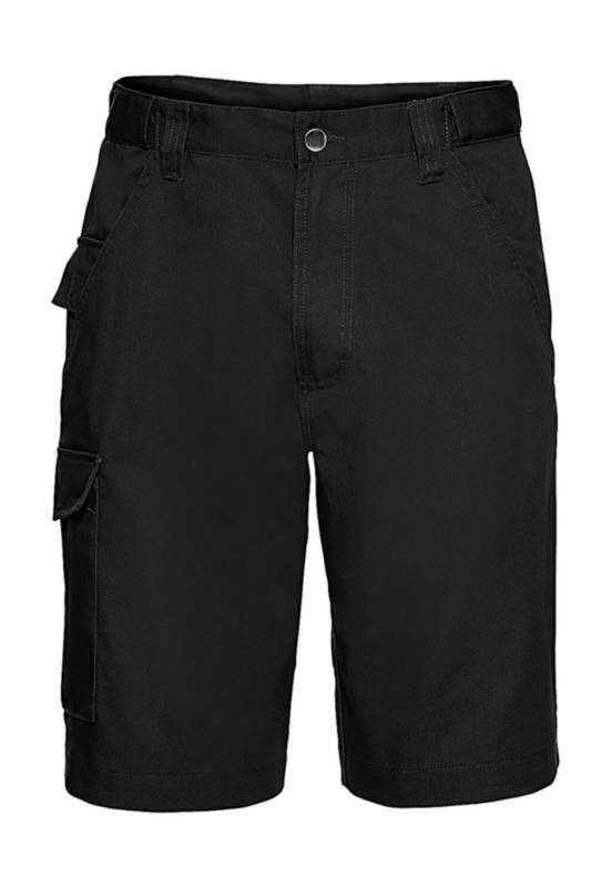 Twill-työvaateshortsit, musta - Russell Athletic (1)