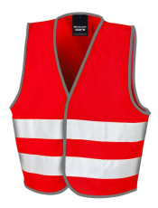 Junior Enhanced Visibility -liivi, punainen