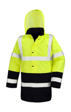 Core Motorwayn kaksivärinen suojatakki, Fluoresoiva keltainen/musta