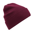 Luomupuuvillainen Original Cuffed Beanie -pipo, Burgundi