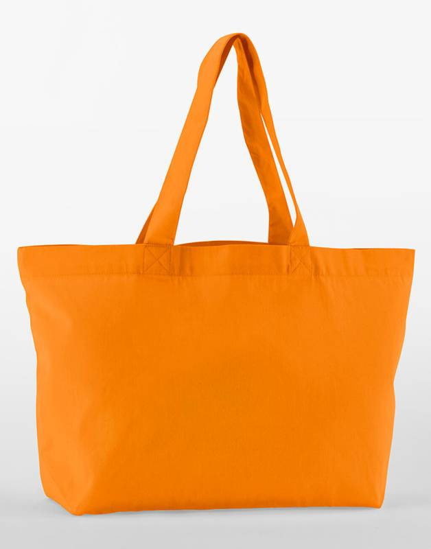 EarthAware® Organic Twill -ostoskassi, oranssi - Westford Mill (1)
