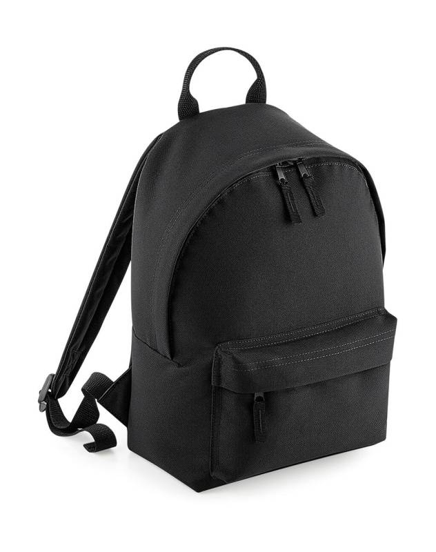 Mini muotireppu, musta/musta - Bagbase (1)