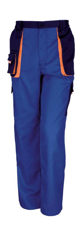 LITE-housut, kirkkaansininen/tummansininen/oranssi – Result Work-Guard (1)