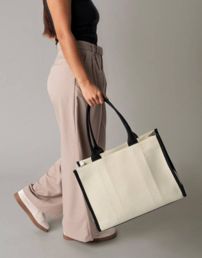 Puerto Large Tote, luonnonvärinen/musta – Quadra (4)