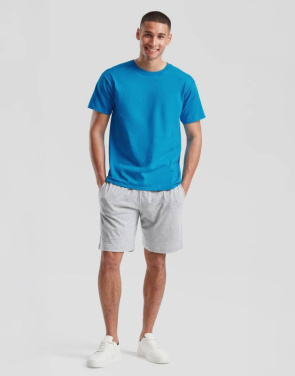 Ikoniset 195-jerseyshortsit, meleerattu harmaa – Fruit of the Loom (4)