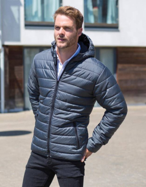 Pehmeä topattu takki, musta/oranssi – Result Core (3)