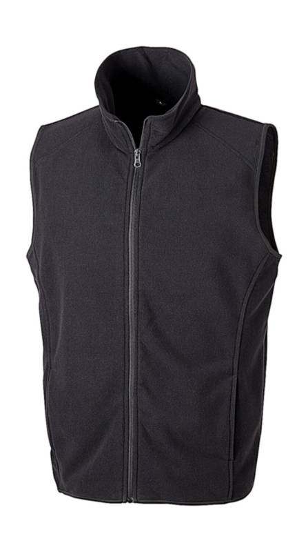 Mikrofleece-liivi, musta – Result Core (1)