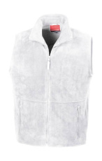 Fleece-liivi, valkoinen
