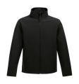 Liekehtivä tulostettava softshell-takki, musta/musta