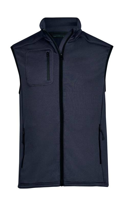 Stretch Fleece -liivi, tummansininen – Tee Jays (1)