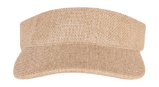 Bast Visor -lippis, luonnonvärinen