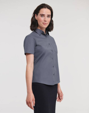 Naisten popliinipaita, kirkas kuninkaansininen – Russell Collection (3)