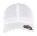 Flexfit 360 Omnimesh -lippis, valkoinen