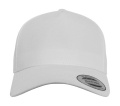 5-paneelinen kaareva klassinen snapback-lippis, valkoinen