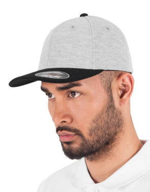 Flexfit Double Jersey 2-Tone, harmaa/musta – Flexfit (2)