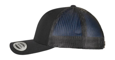 Trucker-lippis kierrätetystä polyesteristä, musta – Flexfit (3)