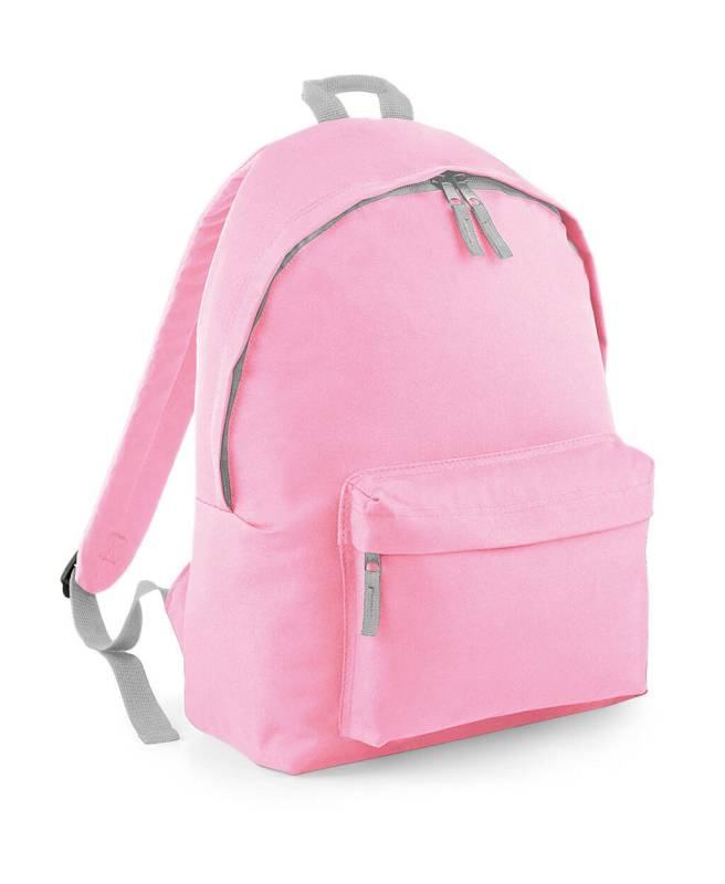 Junior Fashion Reppu, Klassinen pinkki/vaaleanharmaa – Bagbase (1)