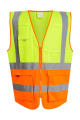 Pro Hi-Vis -johtoporrasliivi, keltainen/oranssi