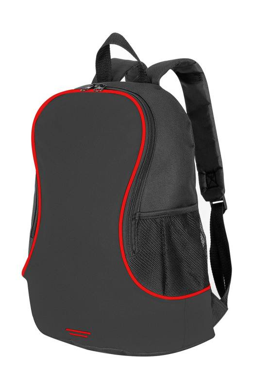 Fuji Basic -reppu, musta/punainen – Shugon (1)