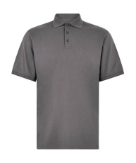 Regular Fit Superwash® 60º Jersey Polo, Hiili kiinteä
