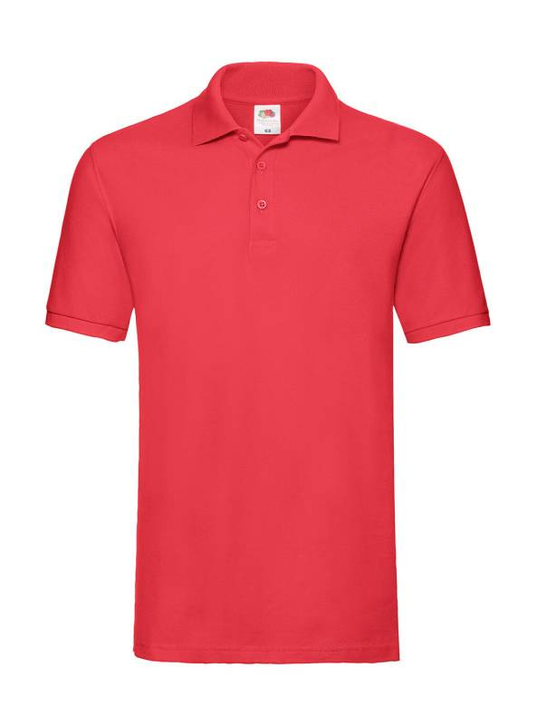 Premium-poolo, punainen – Fruit of the Loom (1)