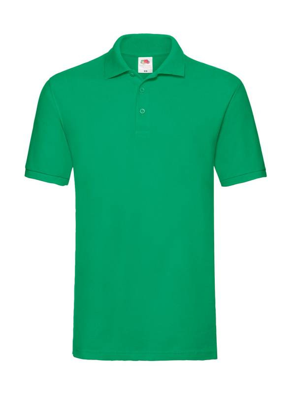 Premium-poolo, Kelly Green – Fruit of the Loom (1)