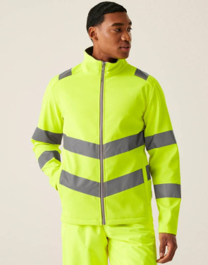Pro Hi-Vis Ablaze -softshell-takki, keltainen – Regatta High Visibility (3)