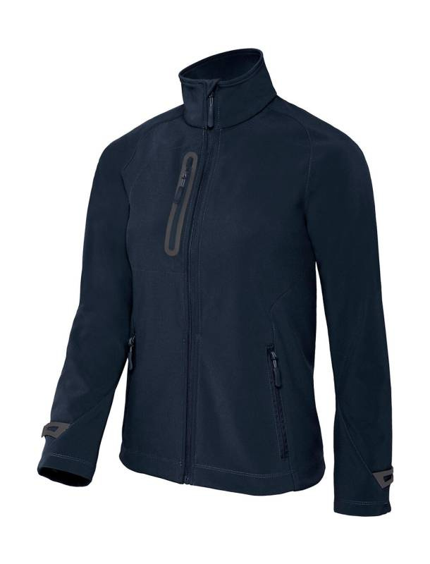 X-Lite Softshell/naisten takki, tummansininen – B&C Outerwear (1)