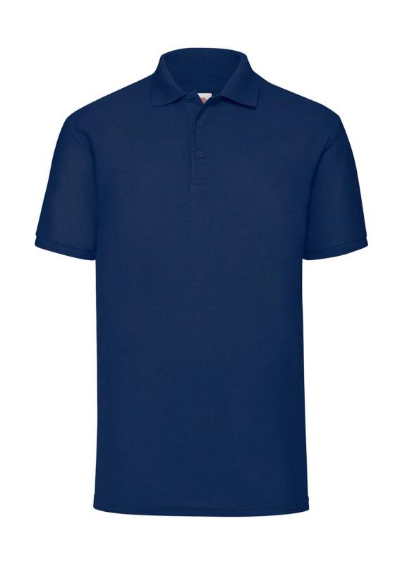 65/35 Polo, tummansininen – Fruit of the Loom (1)