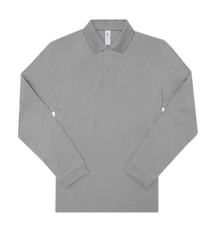 Polo 180 LSL -mallini, Harmaa urheilu – B&C (1)