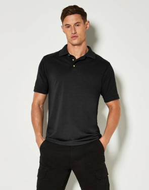 Classic Fit Workwear Polo Superwash® 60º, musta – Kustom Kit (2)