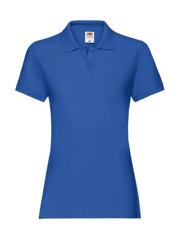 Naisten premium-poolopaita, kirkkaansininen – Fruit of the Loom (1)