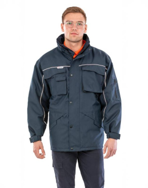 Kestävä yhdistelmätakki, harmaa/musta – Result Work-Guard (4)