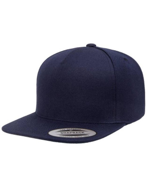 Premium 5-paneelinen Snapback-lippis, tummansininen – Flexfit (2)