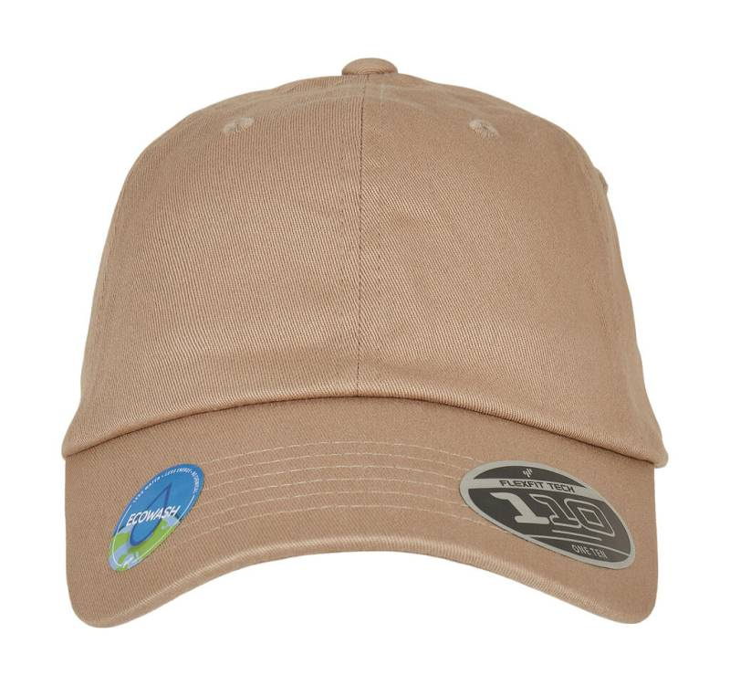 Eco Washing 110 Rakentamaton Alpha-lippis, Khaki – Flexfit (1)