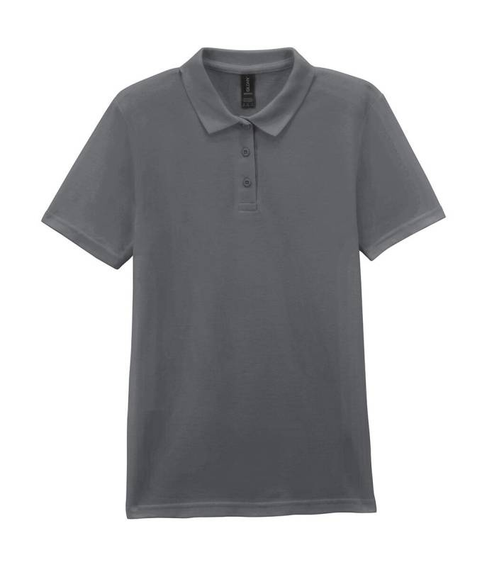 Softstyle-naisten pikeepaita, hiilenharmaa – Gildan (1)
