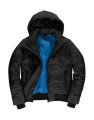 Superhuppu/naisten takki, Musta/koboltinsininen