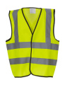 Lasten Fluo 2 Band + Brace -liivi, neonkeltainen, Fluoresoiva keltainen