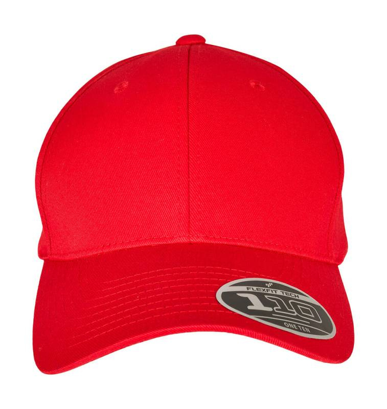 110 Kaareva visiiri Snapback, punainen – Flexfit (1)