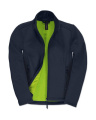 ID.701/naisten softshell-takki, tummansininen/neonvihreä, Laivastonsininen/Neonvihreä
