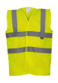 Fluo Open Mesh -liivi, neonkeltainen, Fluoresoiva keltainen