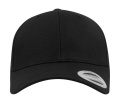 Kaareva klassinen snapback-lippis, musta