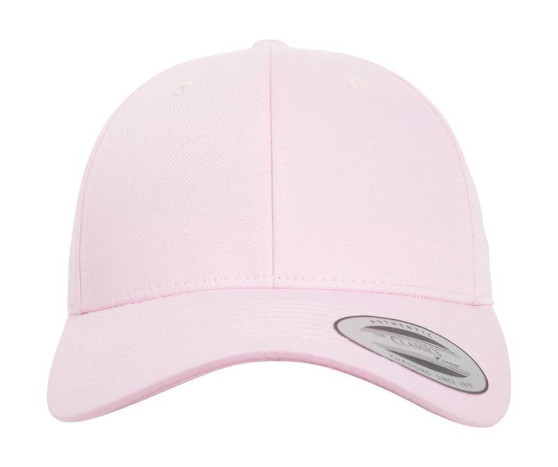 Kaareva klassinen snapback-lippis, Vaaleanpunainen – Flexfit (1)