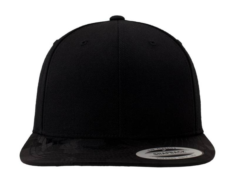 Camo Visor Snapback -lippis, Musta naamiointi – Flexfit