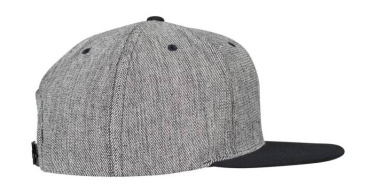 Melange Solid Snapback, meleerattu musta/musta – Flexfit (3)