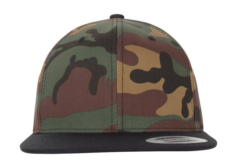 Klassinen Snapback 2-sävyinen naamiointi, Vihreä naamiointi/musta – Flexfit (1)